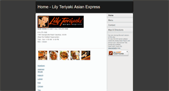 Desktop Screenshot of lily-teriyaki.com